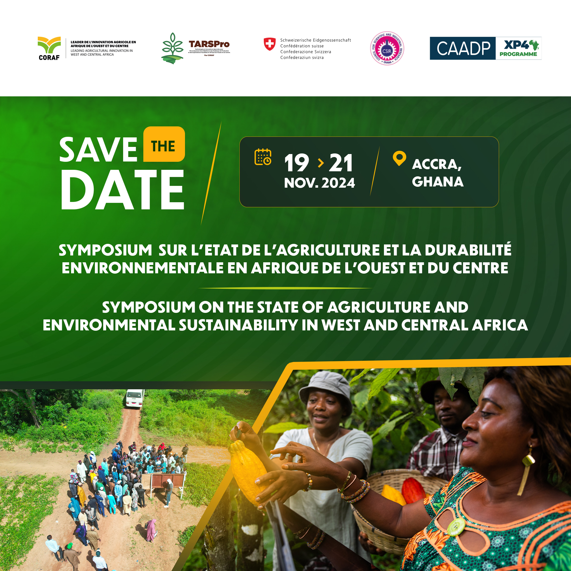Affiche du symposuim du Coraf