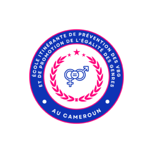 Logo de l’École itinérante de prévention des VBG et de promotion de l’égalité des genres au Cameroun