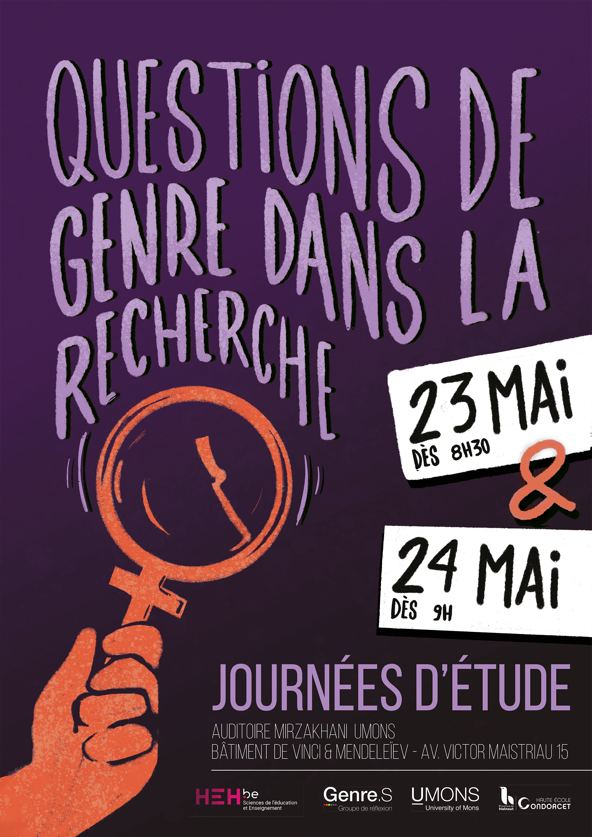Tchieno Ngouana, chercheur de l’IGED du CRIC participe aux Journées d’études sur les « Questions de genre dans la recherche » à l’UMONS – Genre